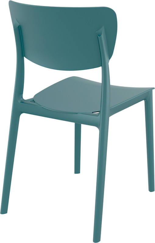 Chaise de terrasse bleu 82x45x53 cm Monna